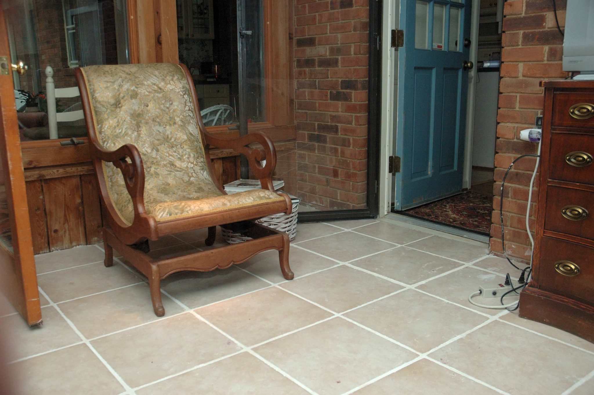 Tile for Sunroom Project Finished, Third Update
