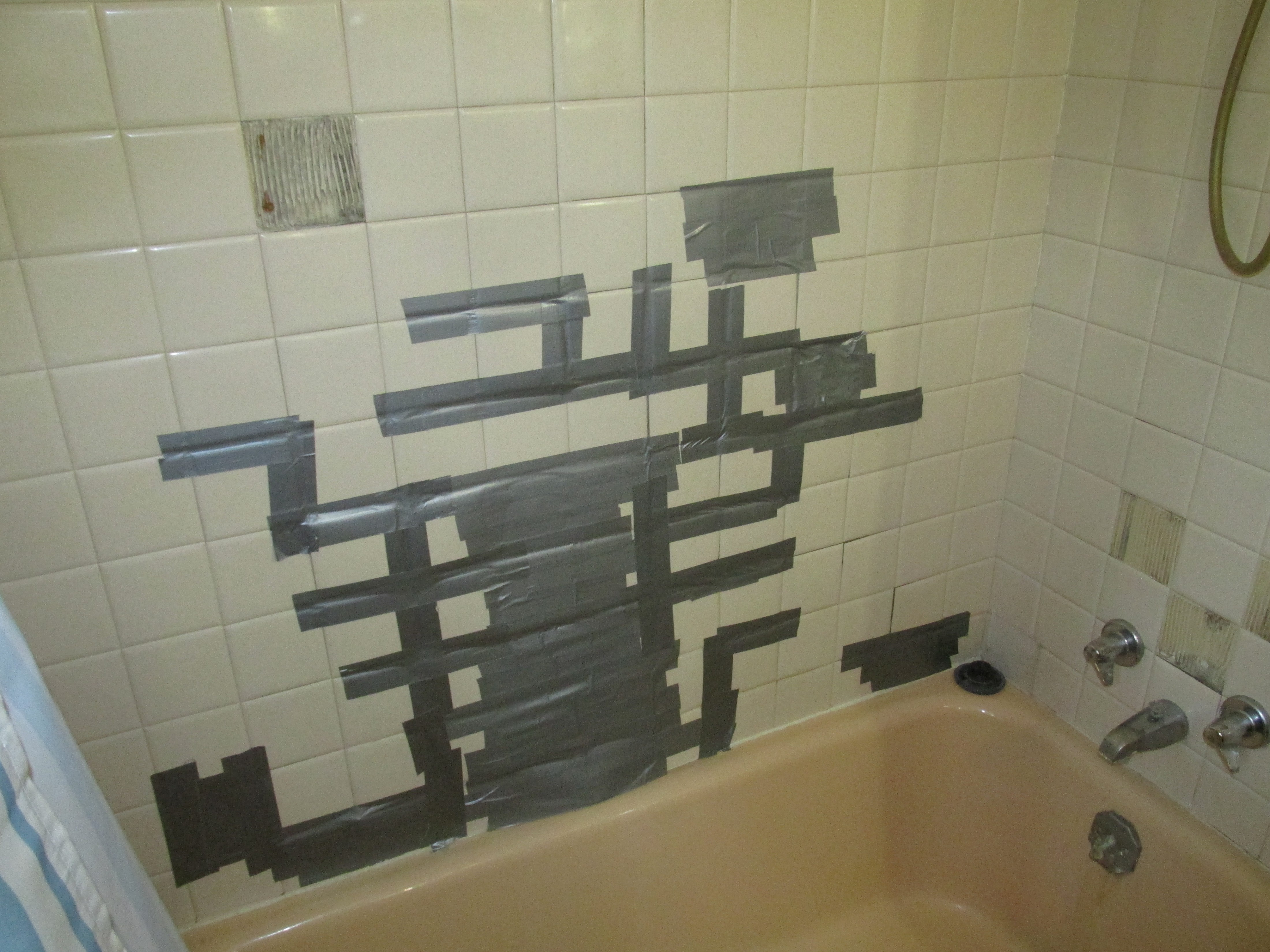Duct-tape-wall
