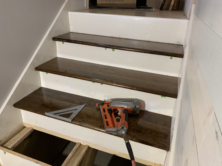 Stair Tread Installation - Extreme How-To Blog