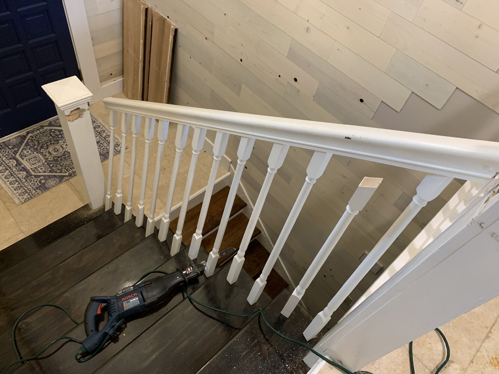 Stair Rail Removal Extreme How To Blog