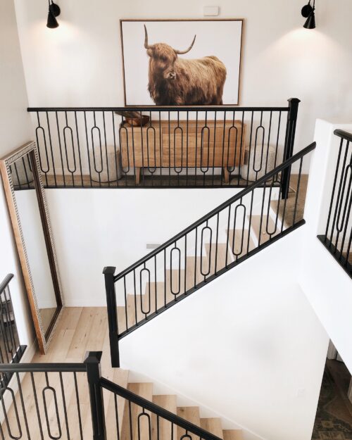 How We Completely Updated our Stair Railings by Only Swapping out the  Balusters - Chris Loves Julia